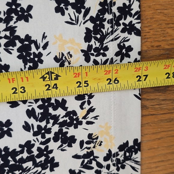 LIZ CLAIBORNE WOMEN'S BLUE AND WHITE FLORAL SUMMER TANK TOP SIZE XL - Picture 10 of 13